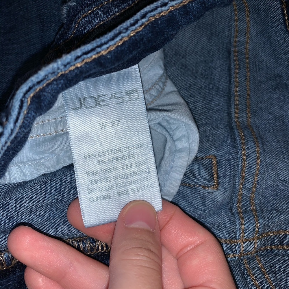 Joe’s Jeans 27 skinny dark wash destroyed - Picture 4 of 5